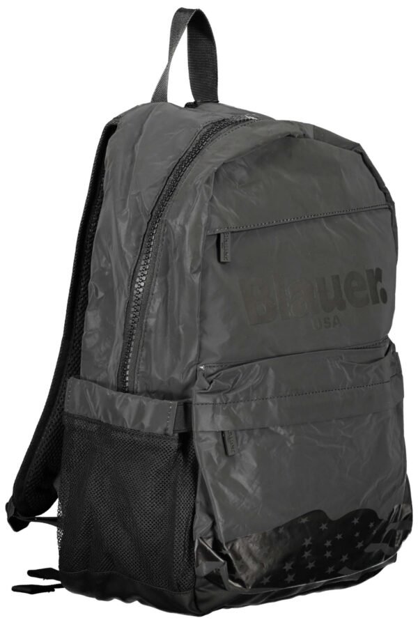 BLAUER MEN'S BLACK BACKPACK - Image 3