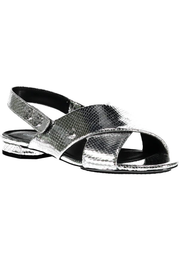 CALVIN KLEIN SILVER WOMAN SANDAL SHOES - Image 2
