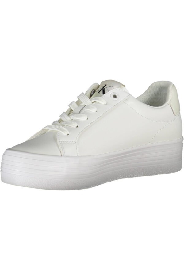 CALVIN KLEIN WHITE WOMEN'S SPORTS SHOES - Image 2