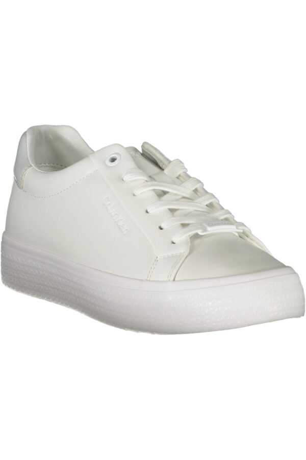 CALVIN KLEIN WHITE WOMEN'S SPORTS SHOES - Image 2