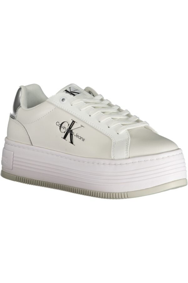 CALVIN KLEIN WHITE WOMEN'S SPORTS SHOES - Image 2
