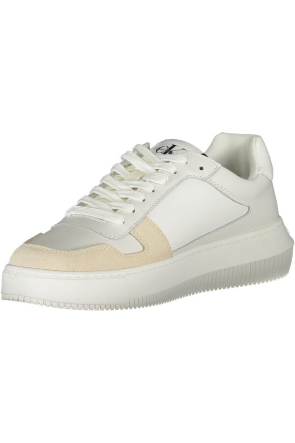 CALVIN KLEIN WHITE WOMEN'S SPORTS SHOES - Image 3