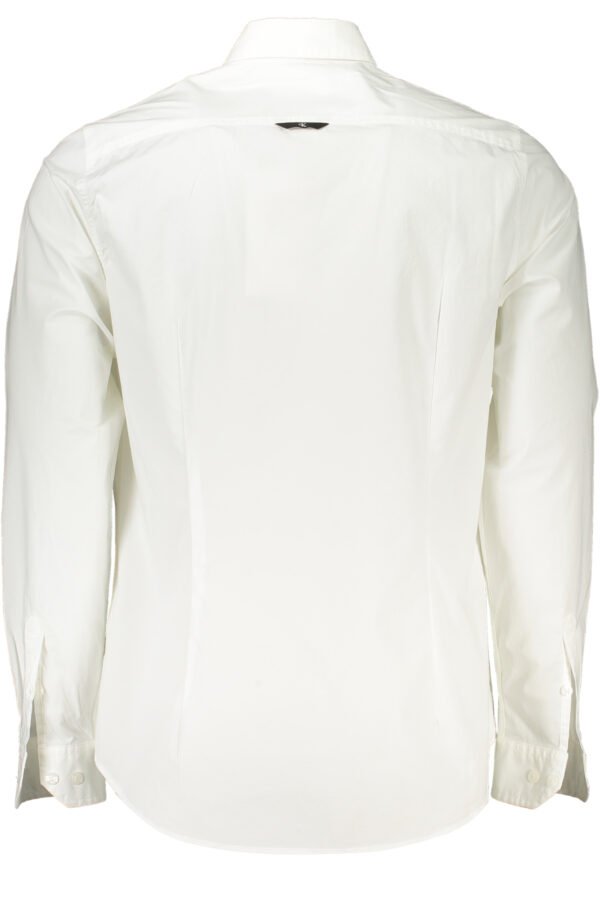 CALVIN KLEIN MEN'S WHITE LONG SLEEVE SHIRT - Image 2