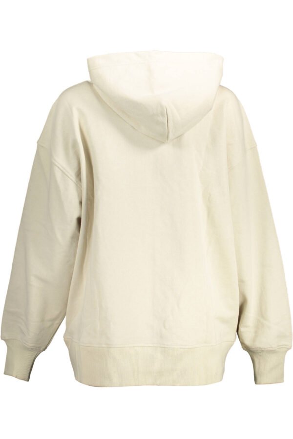 CALVIN KLEIN SWEATSHIRT WITH ZIP WOMAN BEIGE - Image 2