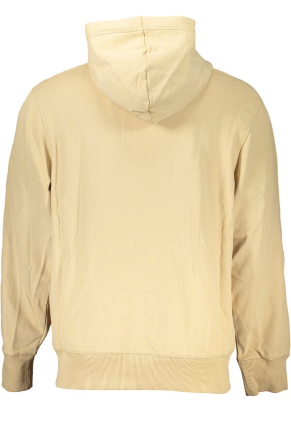 CALVIN KLEIN MEN'S BEIGE ZIP SWEATSHIRT - Image 2