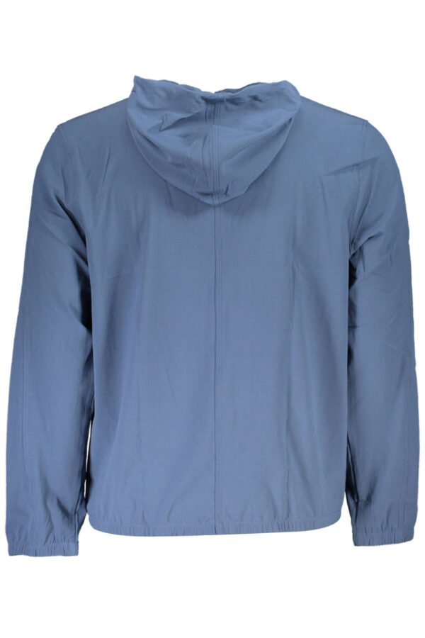 CALVIN KLEIN MEN'S BLUE ZIPPED SWEATSHIRT - Image 2