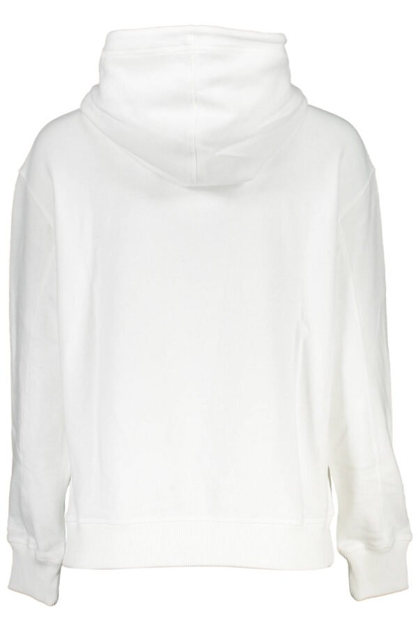 CALVIN KLEIN WOMEN'S ZIPLESS SWEATSHIRT WHITE - Image 2