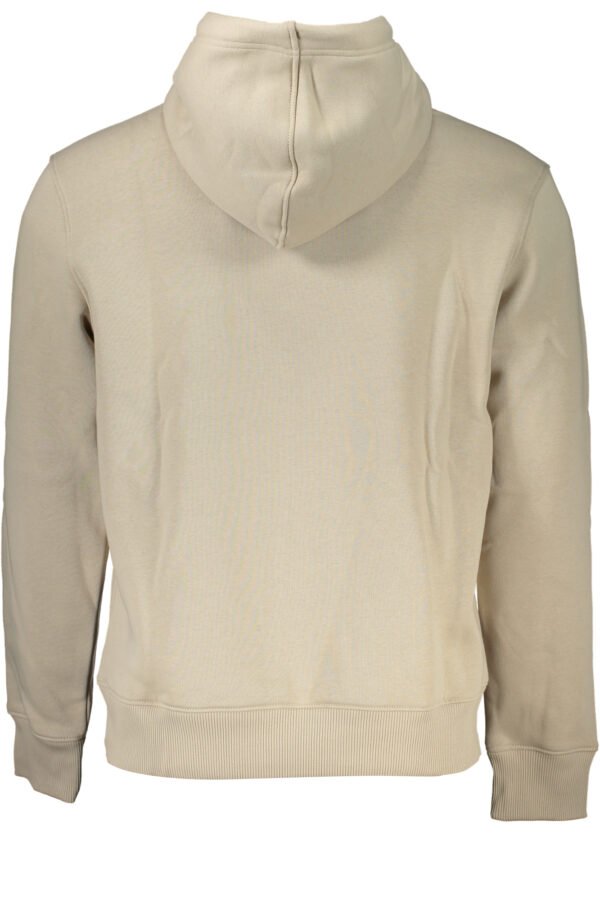 CALVIN KLEIN MEN'S BEIGE ZIPLESS SWEATSHIRT - Image 2