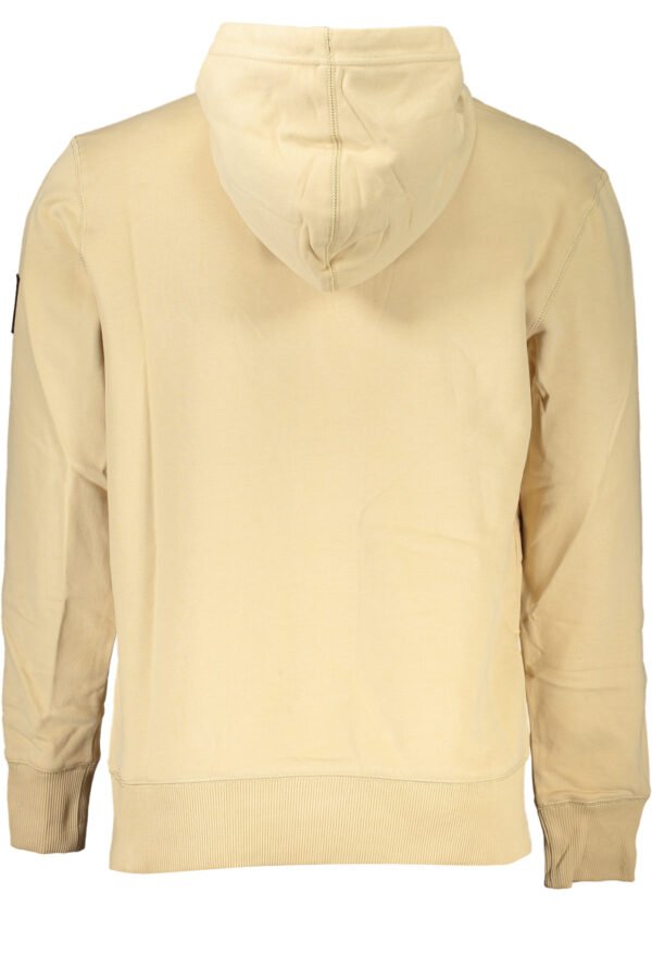 CALVIN KLEIN MEN'S BEIGE ZIPLESS SWEATSHIRT - Image 2