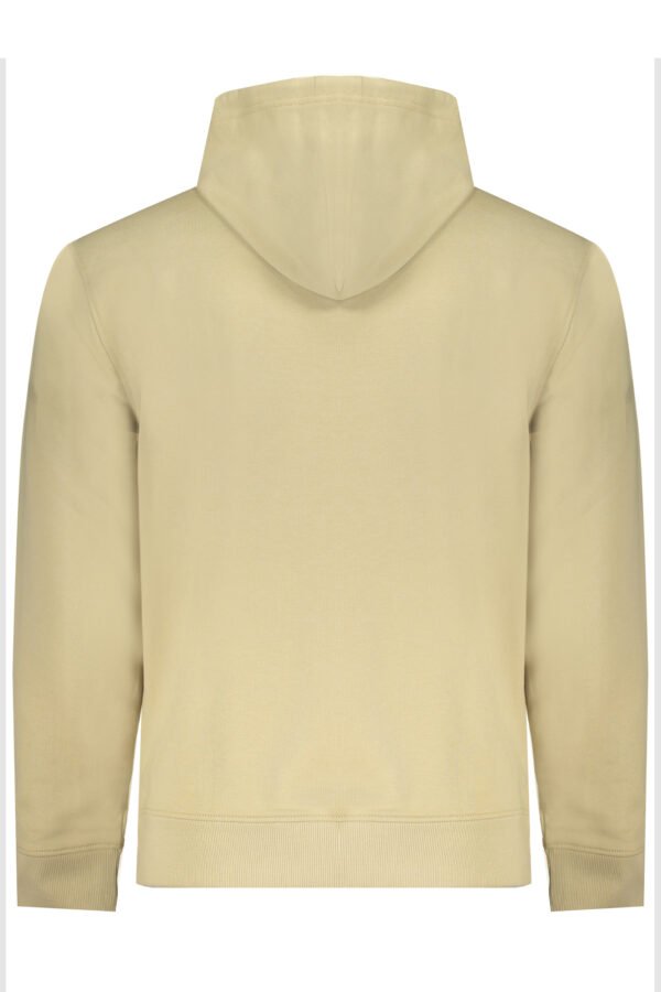 CALVIN KLEIN MEN'S BEIGE ZIPLESS SWEATSHIRT - Image 2