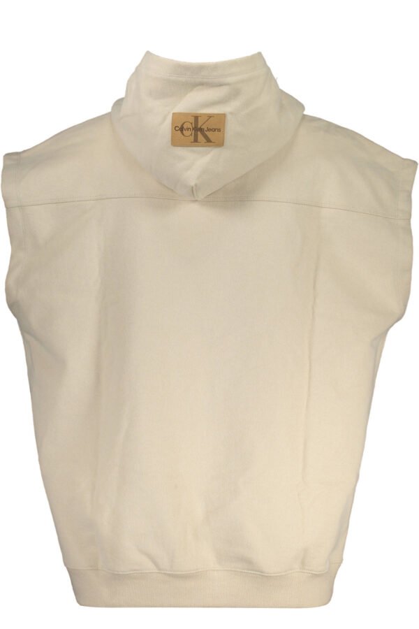 CALVIN KLEIN SWEATSHIRT WITHOUT ZIP MAN BEIGE - Image 2