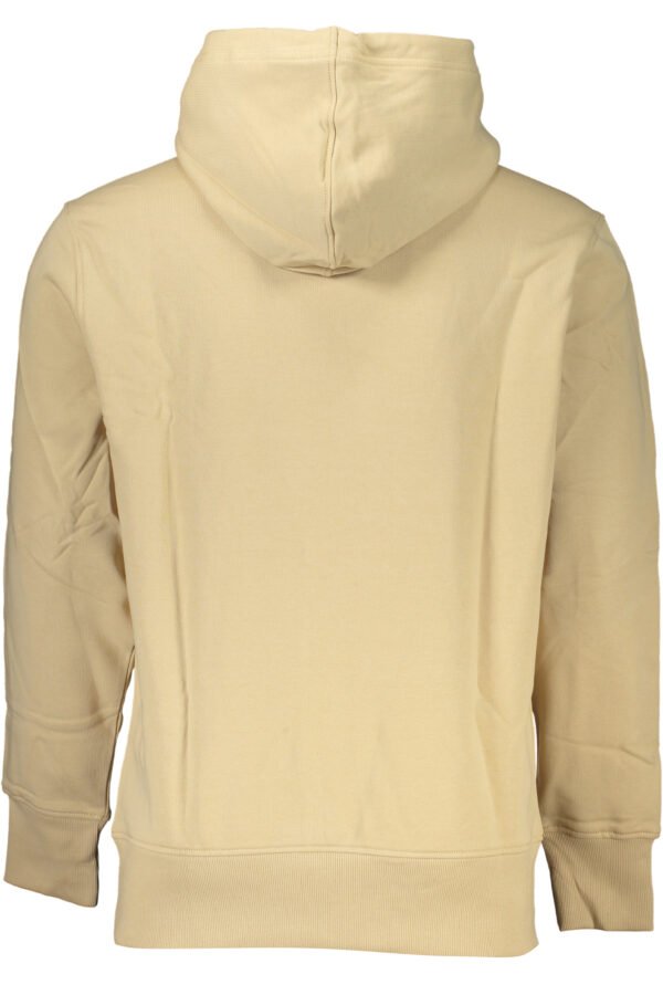 CALVIN KLEIN MEN'S BEIGE ZIPLESS SWEATSHIRT - Image 2