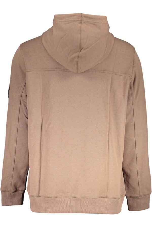 CALVIN KLEIN SWEATSHIRT WITHOUT ZIP MAN BROWN - Image 2