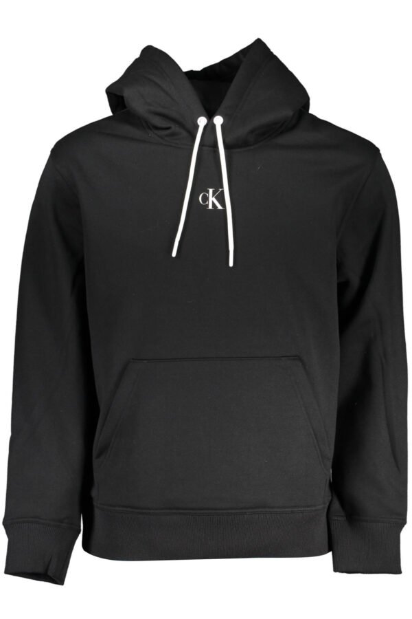 CALVIN KLEIN SWEATSHIRT WITHOUT ZIP BLACK MAN