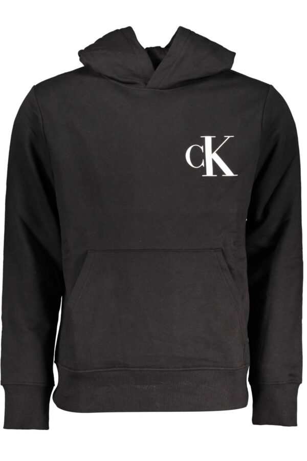 CALVIN KLEIN SWEATSHIRT WITHOUT ZIP BLACK MAN