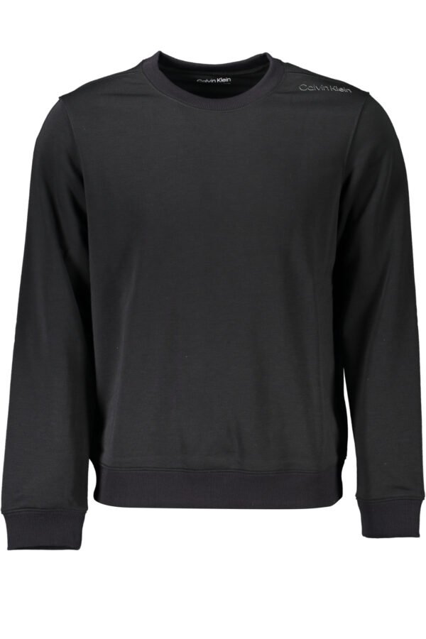 CALVIN KLEIN MEN'S BLACK ZIPLESS SWEATSHIRT