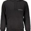 CALVIN KLEIN MEN'S BLACK ZIPLESS SWEATSHIRT