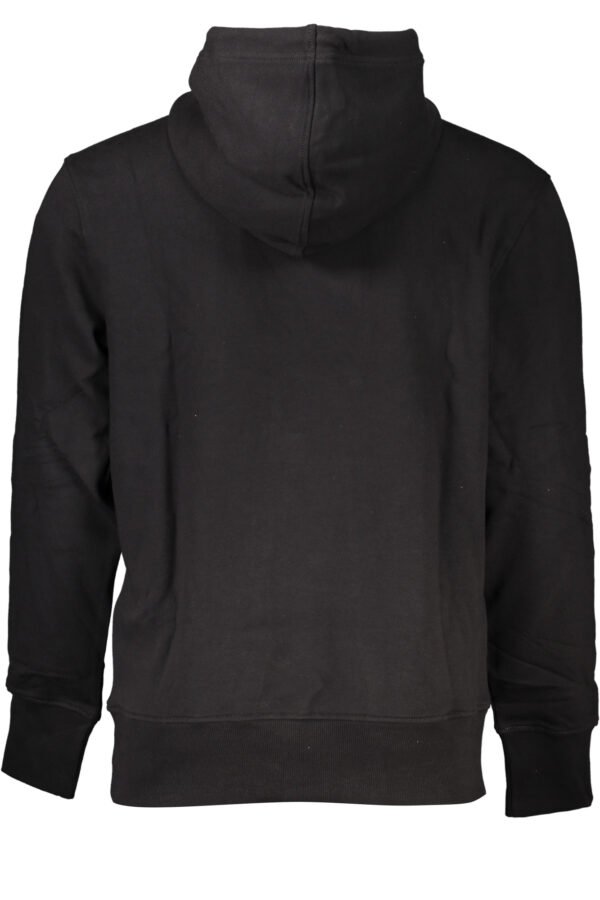 CALVIN KLEIN MEN'S BLACK ZIPLESS SWEATSHIRT - Image 2