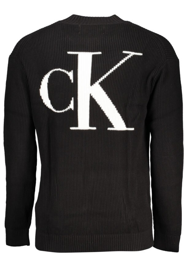 CALVIN KLEIN MEN'S BLACK SWEATER - Image 2