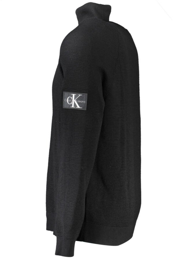 CALVIN KLEIN MEN'S BLACK SWEATER - Image 2