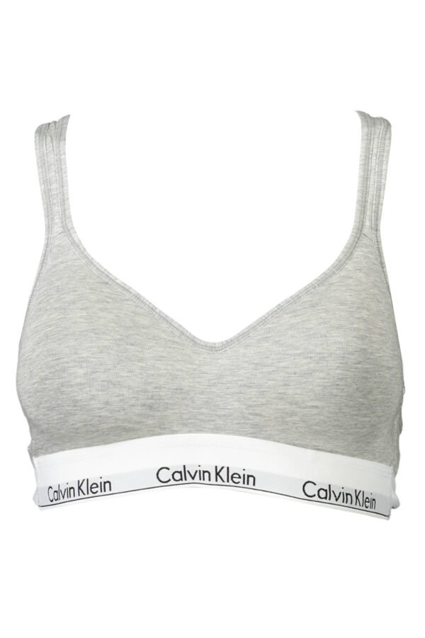 CALVIN KLEIN BALCONY BRA WOMAN GRAY