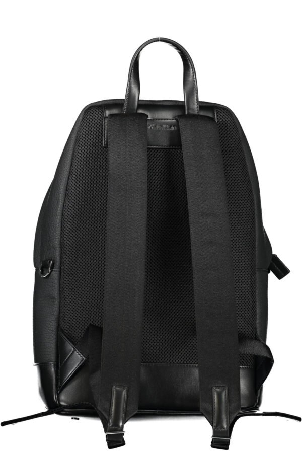 CALVIN KLEIN MEN'S BLACK BACKPACK - Image 2