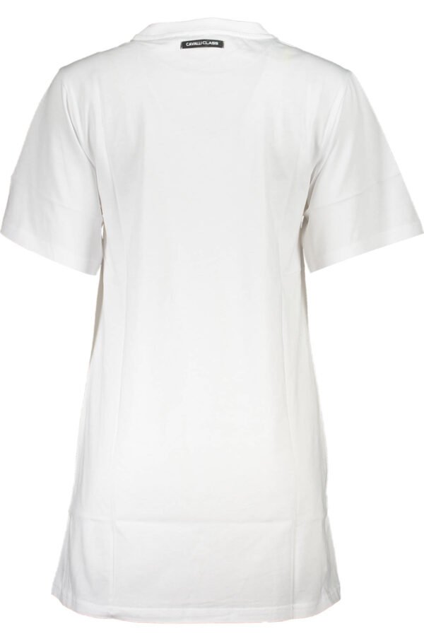 CAVALLI CLASS WOMEN'S SHORT DRESS WHITE - Image 2
