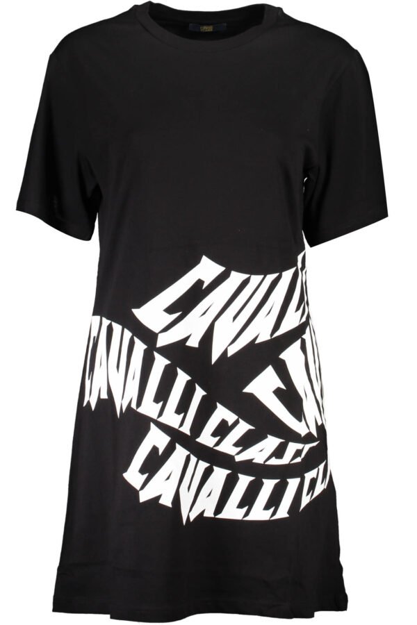 CAVALLI CLASS WOMEN'S SHORT DRESS BLACK