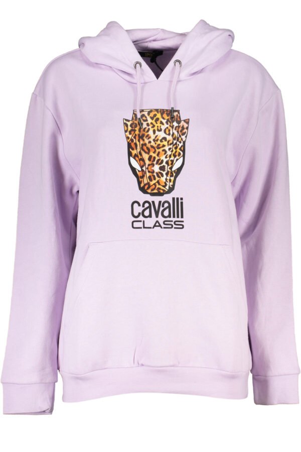 CAVALLI CLASS WOMEN'S SWEATSHIRT WITHOUT ZIP PURPLE