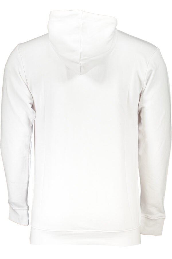 CAVALLI CLASS MEN'S WHITE ZIPLESS SWEATSHIRT - Image 2