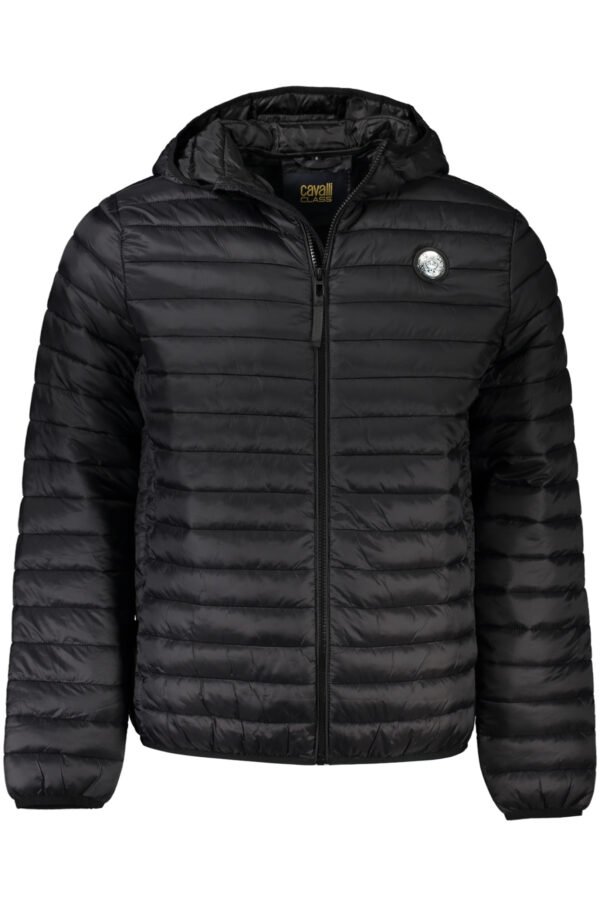 CAVALLI CLASS MEN'S BLACK JACKET