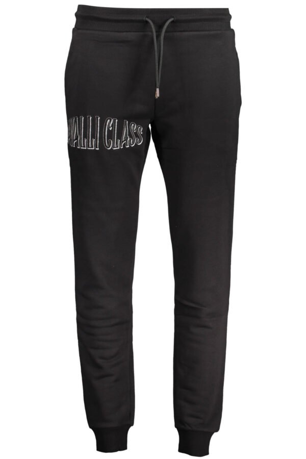 CAVALLI CLASS BLACK MEN'S TROUSERS