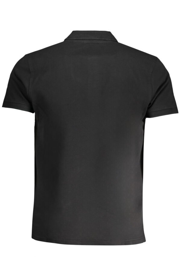 CAVALLI CLASS MEN'S SHORT SLEEVED POLO SHIRT BLACK - Image 2