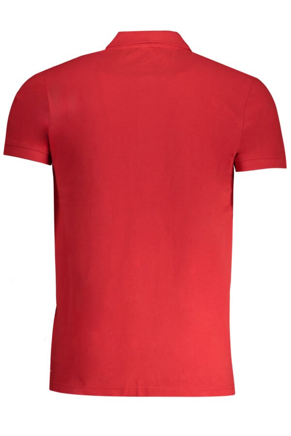 CAVALLI CLASS MEN'S SHORT SLEEVED POLO SHIRT RED - Image 2