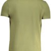CAVALLI CLASS MEN'S GREEN SHORT SLEEVED POLO SHIRT - Image 2