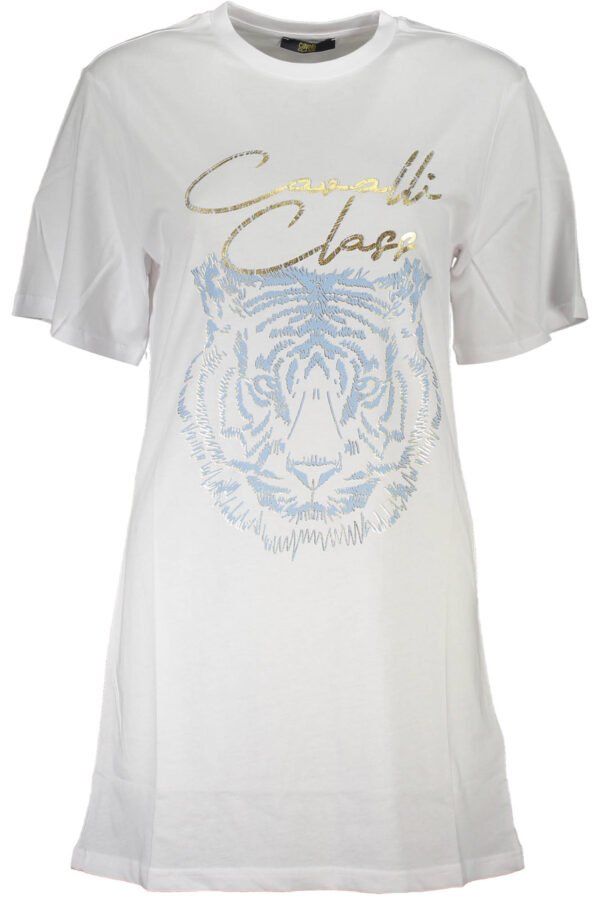 CAVALLI CLASS T-SHIRT SHORT SLEEVE WOMAN WHITE
