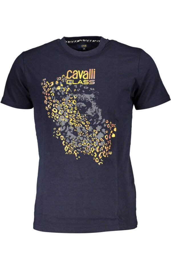 CAVALLI CLASS T-SHIRT SHORT SLEEVE MAN BLUE