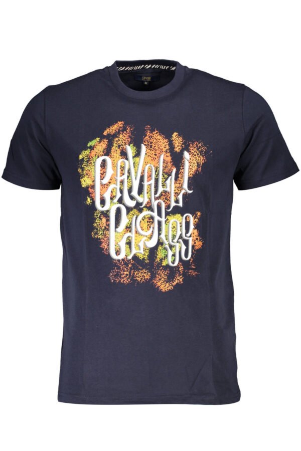 CAVALLI CLASS T-SHIRT SHORT SLEEVE MAN BLUE