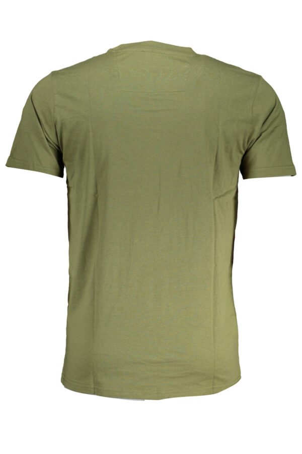 CAVALLI CLASS GREEN MEN'S SHORT SLEEVED T-SHIRT - Image 2
