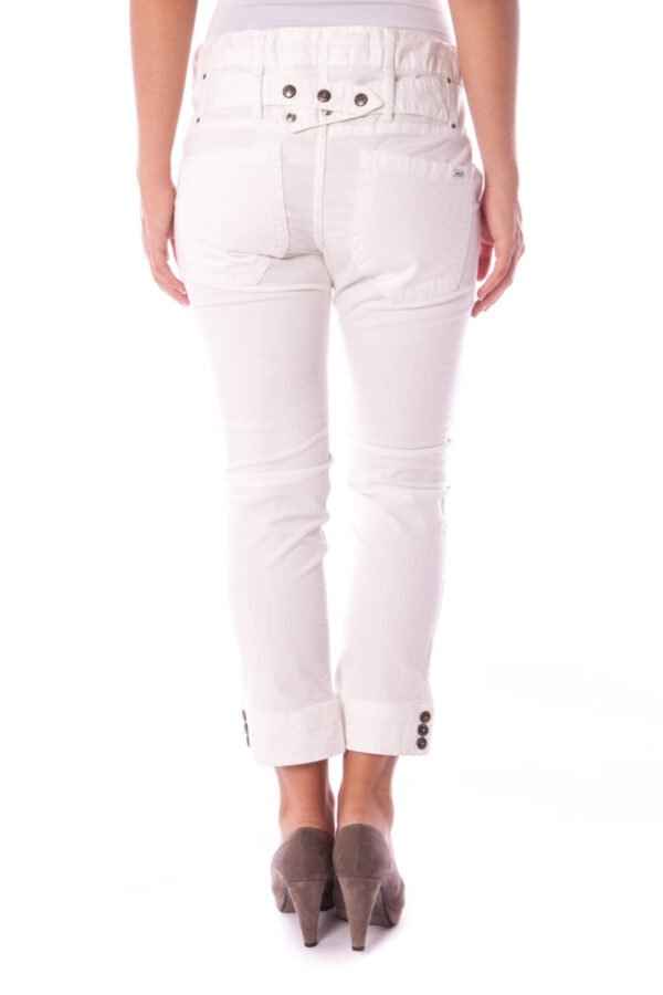 COLCCI WOMAN FISHERMAN PANTS WHITE - Image 2