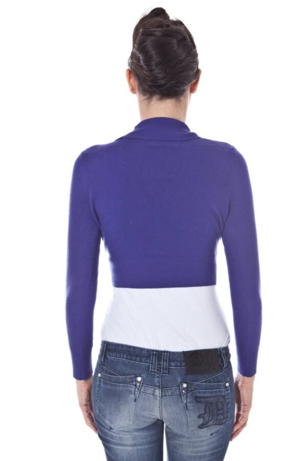 DATCH SHRUG LONG SLEEVES PURPLE WOMAN - Image 2