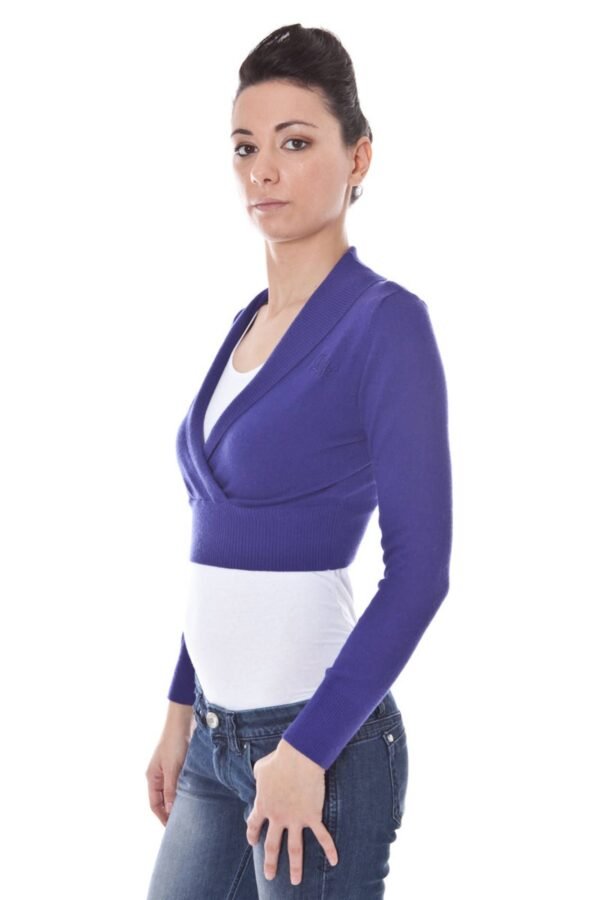 DATCH SHRUG LONG SLEEVES PURPLE WOMAN - Image 3