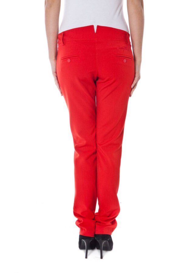 DENNY ROSE RED WOMAN TROUSERS - Image 2