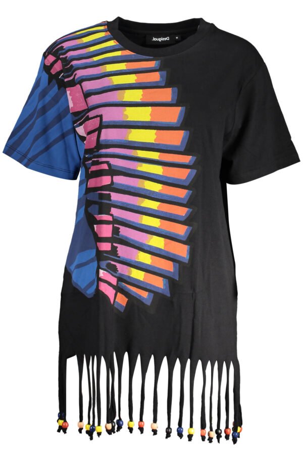 DESIGUAL BLACK WOMAN SHORT DRESS