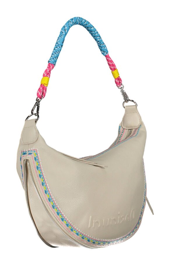 DESIGUAL WOMEN'S BAG WHITE - Image 3