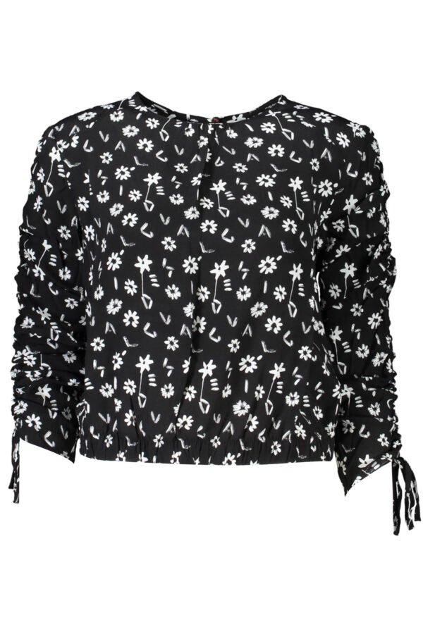 DESIGUAL BLACK WOMEN'S LONG SLEEVED SHIRT