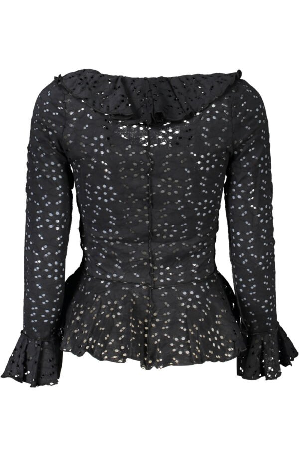 DESIGUAL BLACK WOMEN'S LONG SLEEVED SHIRT - Image 2