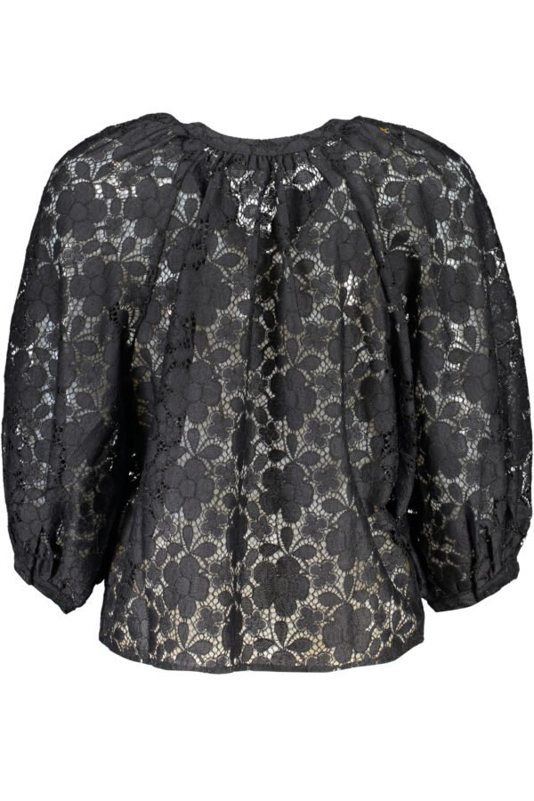 DESIGUAL WOMEN'S LONG SLEEVE SHIRT BLACK - Image 2