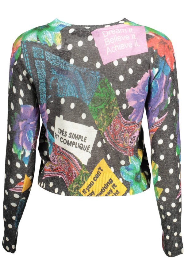 DESIGUAL SWEATER WOMAN BLACK - Image 2