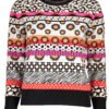 DESIGUAL PINK WOMEN'S SWEATER